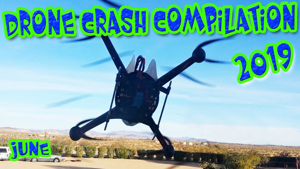 Drone show crash